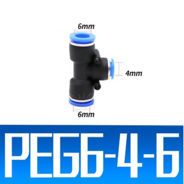 Đầu nối chữ T- Giảm PEG6-4-6