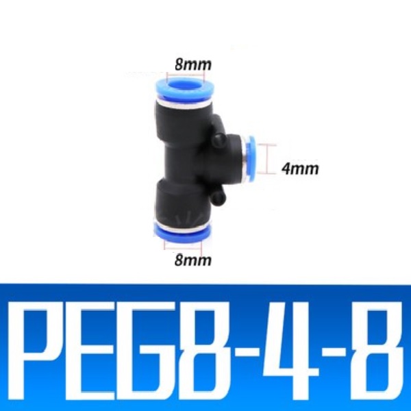 Đầu nối chữ T- Giảm PEG8-4-8