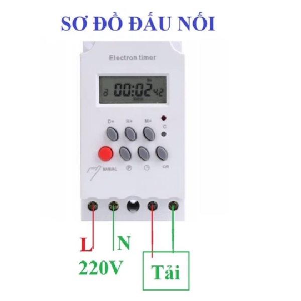 HƯỚNG DẪN CÁCH SỬ DỤNG CÔNG TẮC HẸN GIỜ KG316