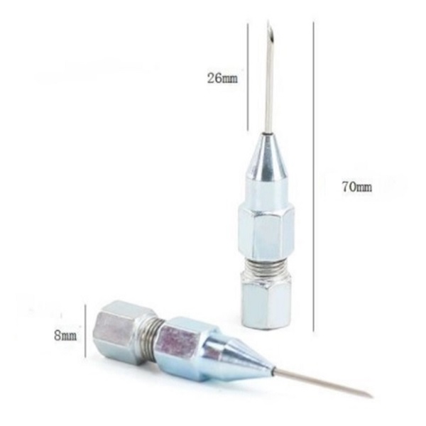 chiều dài đầu bơm mỡ kim