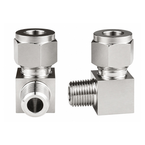 Co nối Inox 316 1 đầu siết hạt bắp ống 6 mm và 1 đầu ren ngoài 1/2
