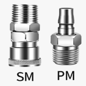 Bộ Khớp nối nhanh khí nén tự động SM20+PM20