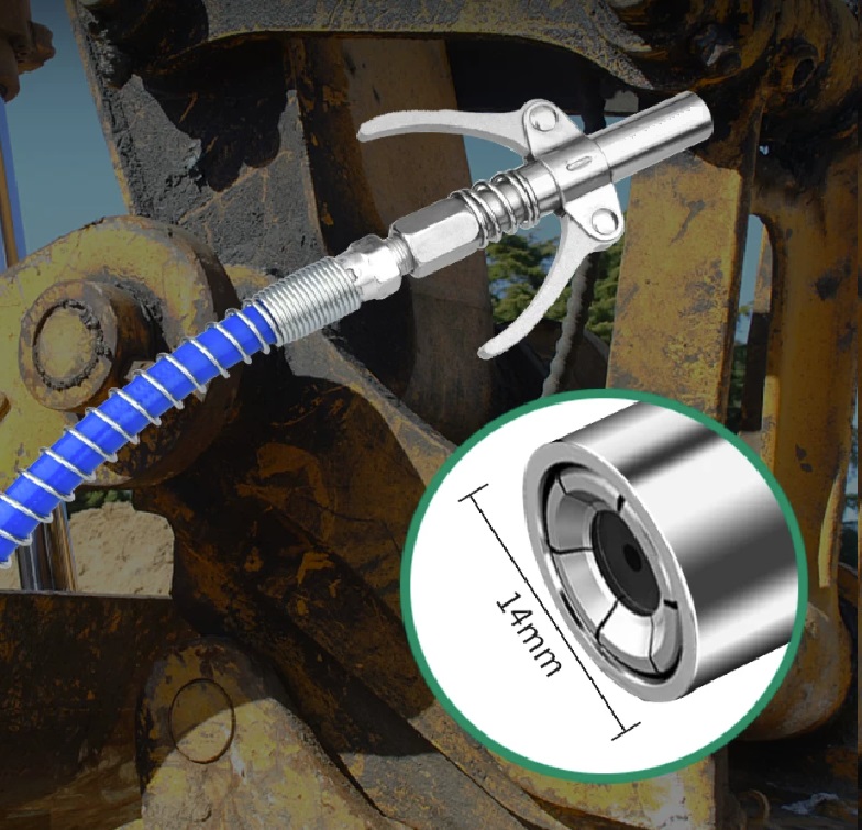 Đầu Kẹp Bơm Mỡ Bò Tự Khóa