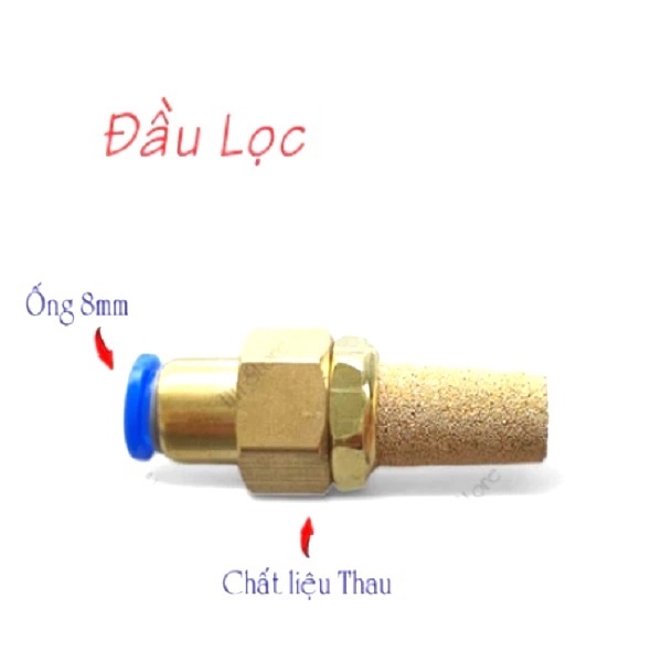 Đầu chõ lọc bằng đồng dùng lọc bụi tạp chất cho hệ thống phun sương