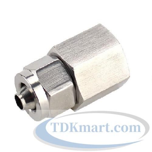 Đầu nối thép không rỉ 304 ren trong 1/4 và 1 đầu siết ống 8