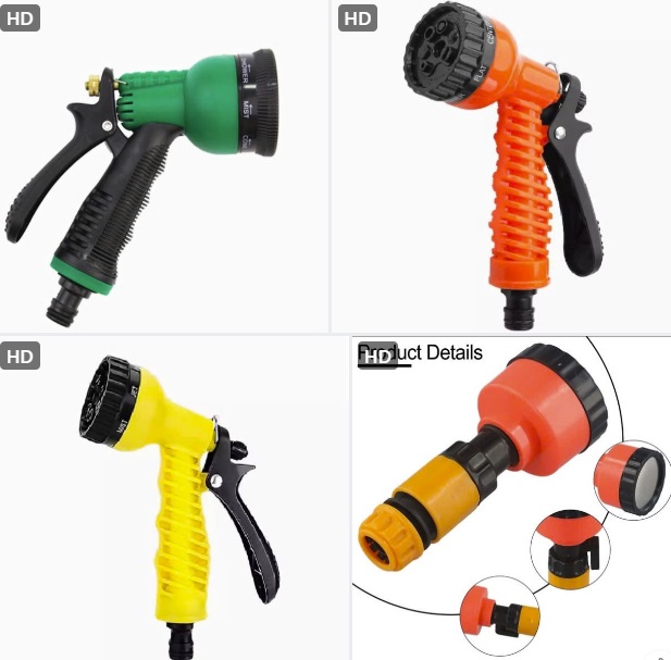 Đầu vòi phun xịt tưới cây rửa xe đa năng