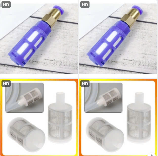 Đầu chõ lọc bằng nhựa dùng lọc bụi cho hệ thống nước phun sương