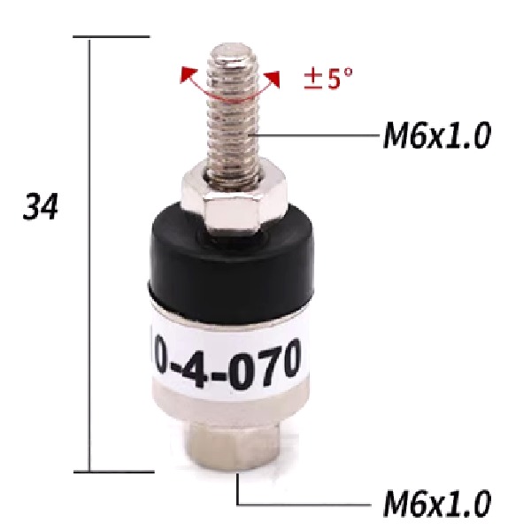 đầu nối với ty xi lanh khí nén kiểu đầu lắc FD