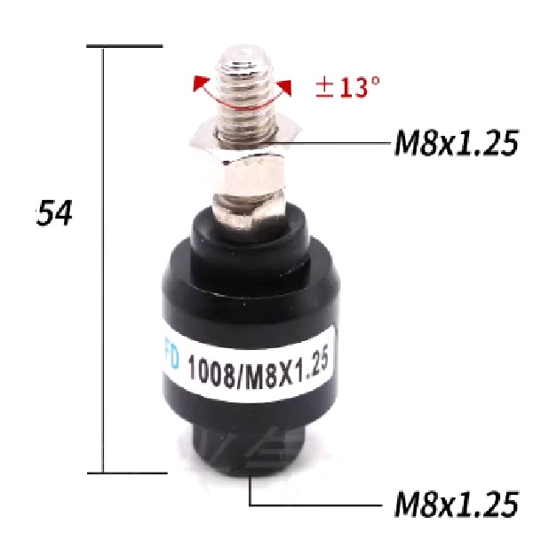 Đầu nối với ty xi lanh khí nén kiểu đầu lắc FD