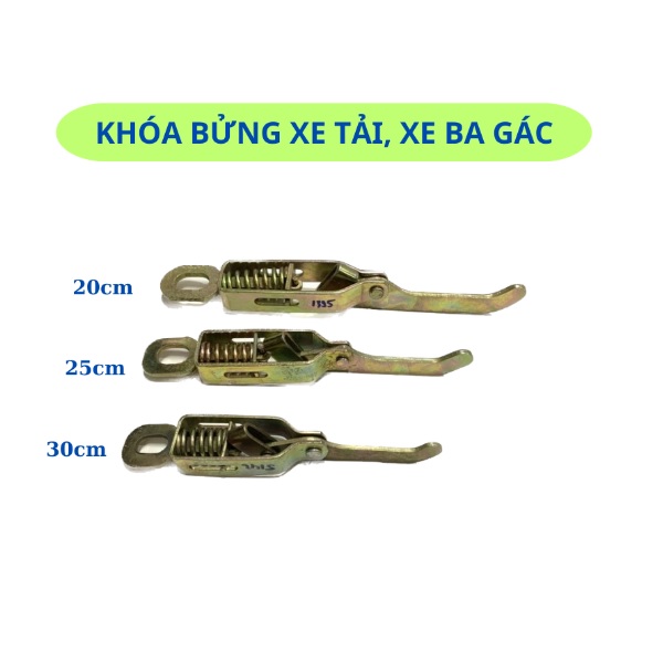 Khóa tôm gạt ( khóa nắp thùng xe tải, khóa bửng xe tải xe ba gác )