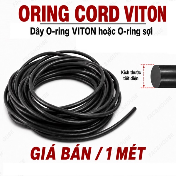 Oring cord VITON 10 mm