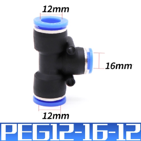 Đầu nối nhanh chữ T 12-16-12