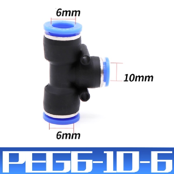 Đầu nối nhanh chữ T 6-10–6