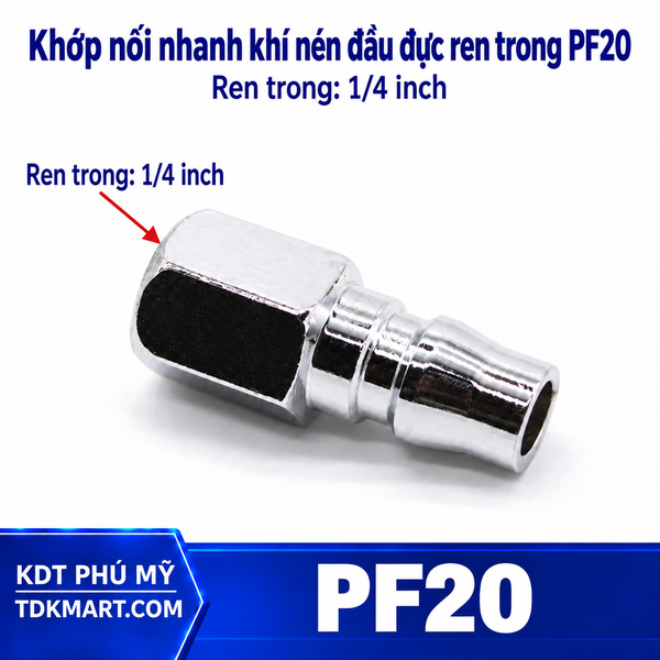Khớp nối nhanh khí nén PF20