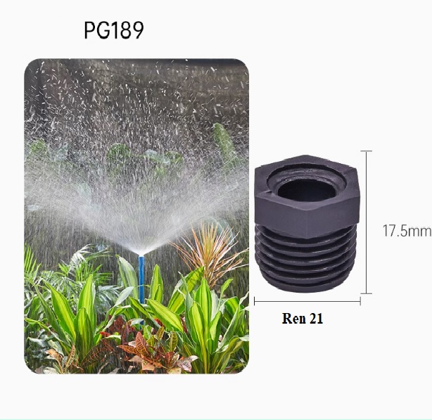 Đầu béc phun tưới cây ren ngoài 21 PG189
