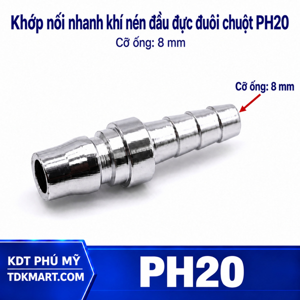 Khớp nối nhanh khí nén PH20