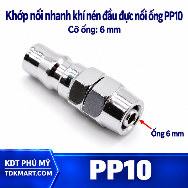 Khớp nối nhanh khí nén PP10