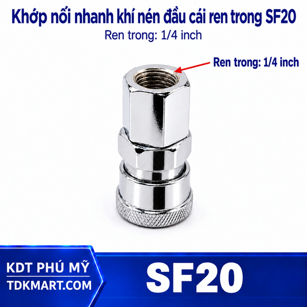 Khớp nối nhanh khí nén SF20