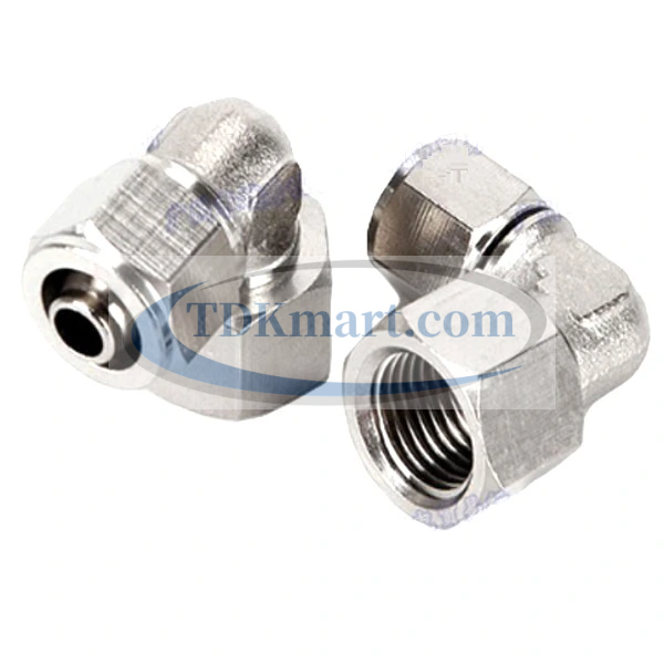 Co nối thép không rỉ Inox 304 có 1 đầu siết ống 8 và 1 đầu ren trong 1/2