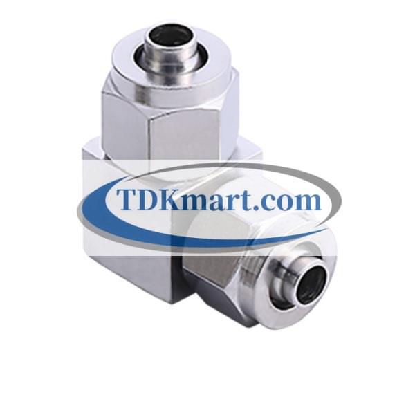 Co nối Inox 304 có 2 đầu siết ống phi 16