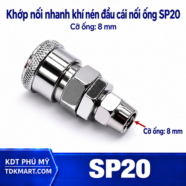 Khớp nối nhanh khí nén SP20