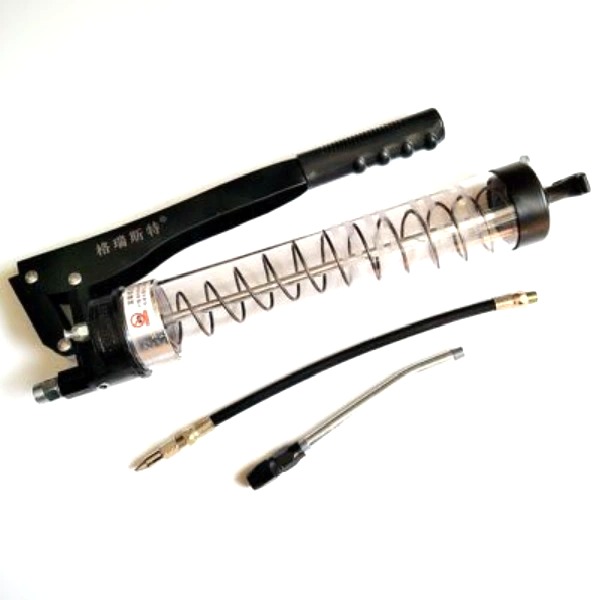 Bơm mỡ tay 600cc trong suốt