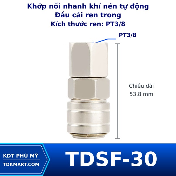 Khớp nối nhanh khí nén tự động SF30