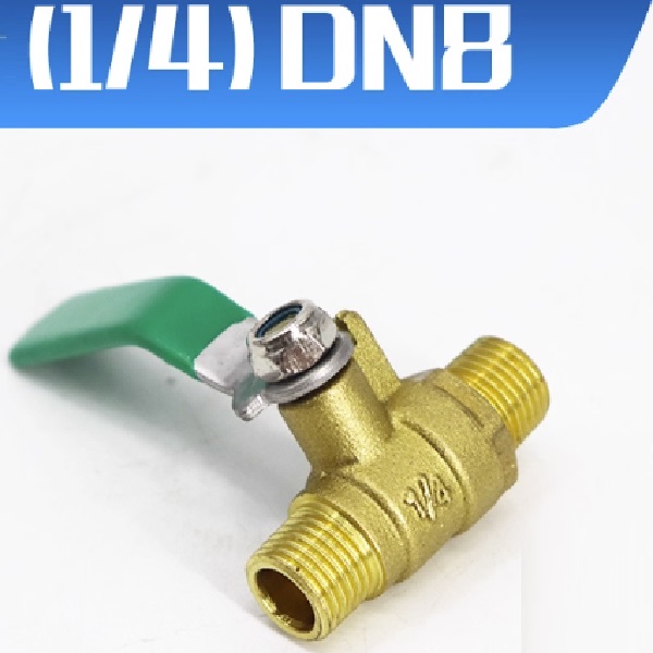Van bi đồng tay gạt thân lớn 2 đầu ren ngoài 3/8