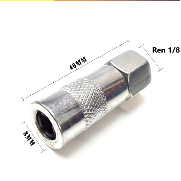 Đầu bơm mỡ bằng màu trắng