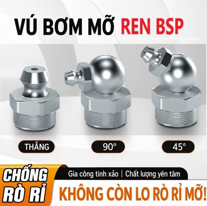 Vú bơm mỡ ren BSP
