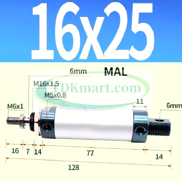 Xilanh khí nén MAL16x25