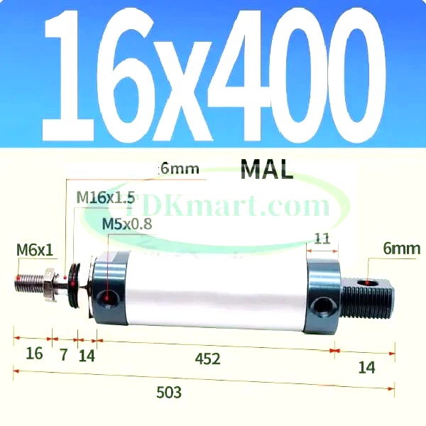 Xilanh khí nén MAL16x400