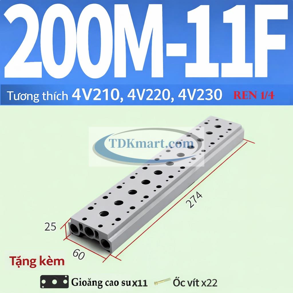 Đế van điện từ 200M-11F
