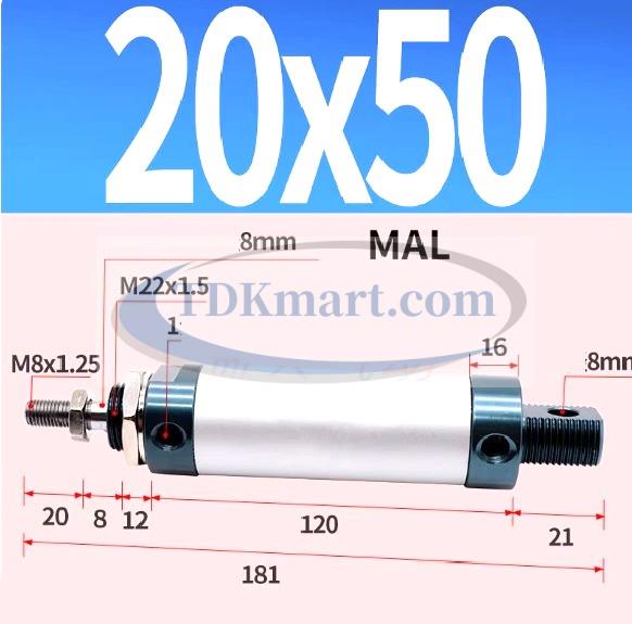 Xilanh khí nén MAL20x50