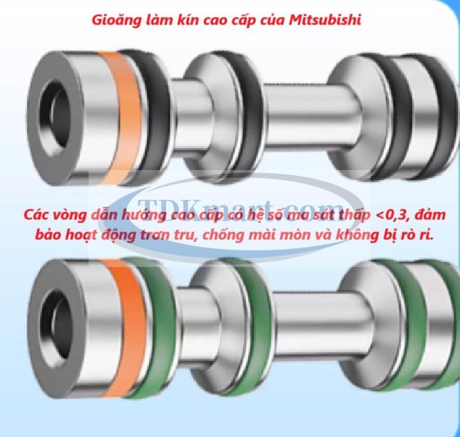 Van điện từ khí nén 5 cửa 2 vị trí 4V210-08