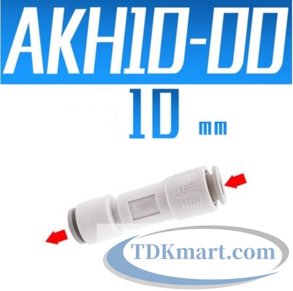 Van 1 chiều khí nén 2 đầu nối nhanh ống phi 10 mm