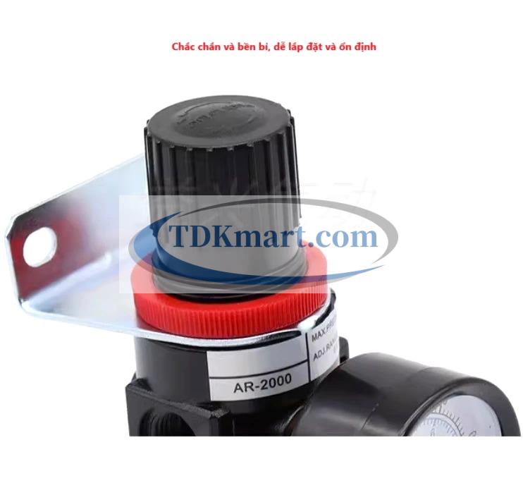 Cấu tạo van điều áp khí nén AR2000