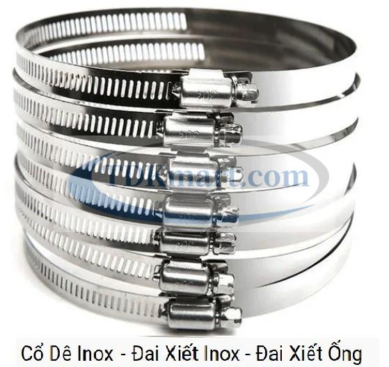 Đai xiết cùm cổ dê Inox