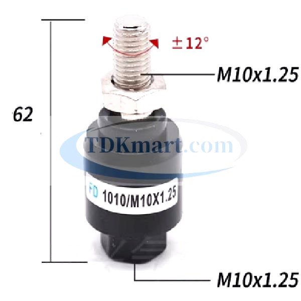Đầu nối với ty xi lanh khí nén kiểu đầu lắc FD