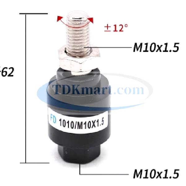 Đầu nối với ty xi lanh khí nén kiểu đầu lắc FD