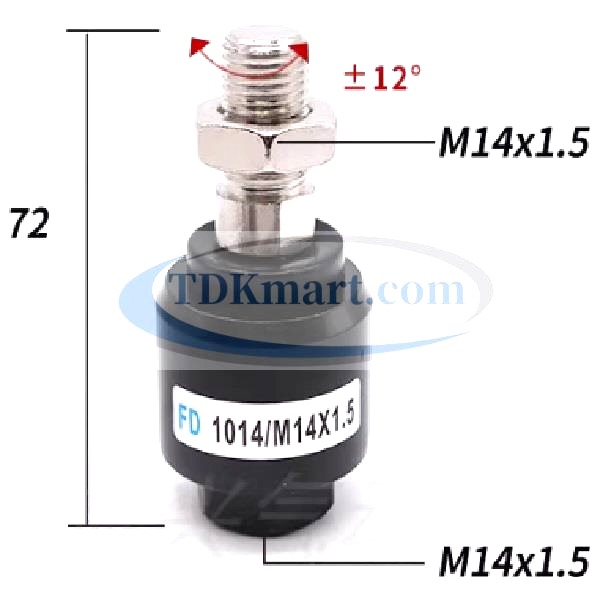 Đầu nối với ty xi lanh khí nén kiểu đầu lắc FD