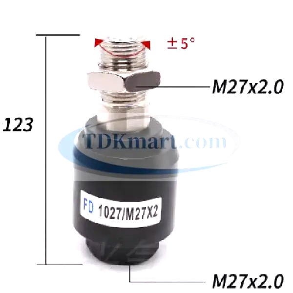 Đầu nối với ty xi lanh khí nén kiểu đầu lắc FD