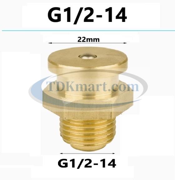 Vú mỡ nút đồng G1/2-14 (22)