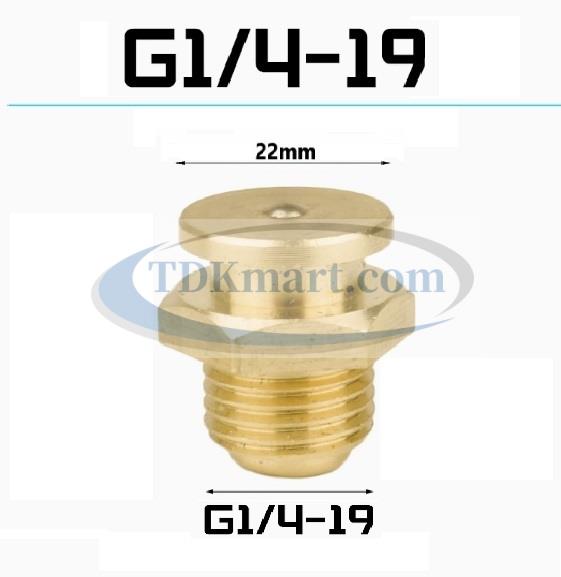 Vú mỡ nút đồng G1/4-19 (22)