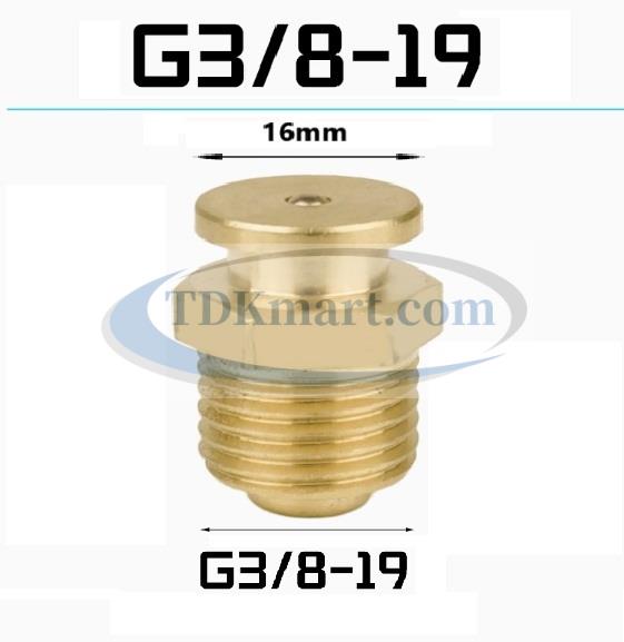 Vú mỡ nút đồng G3/8-19 (16)