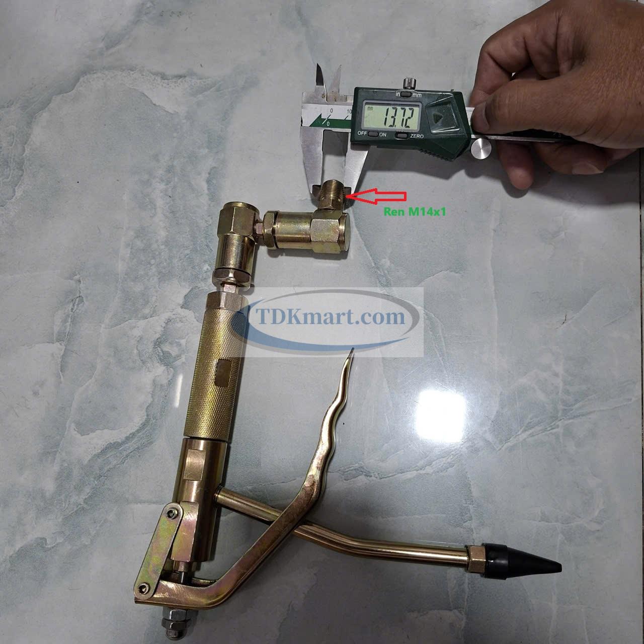 Tay súng bơm mỡ bò bằng khí nén