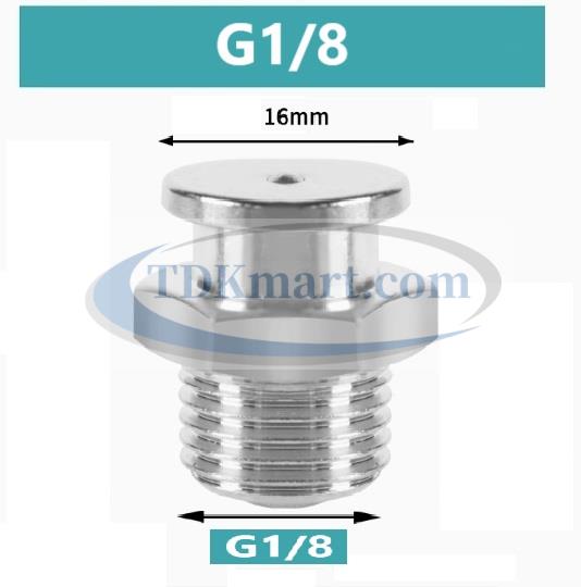 Vú mỡ nút Inox 304 G1/8-28 (16)