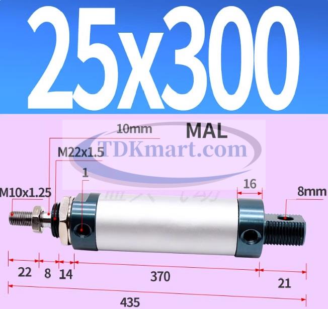 Xilanh khí nén MAL25x300