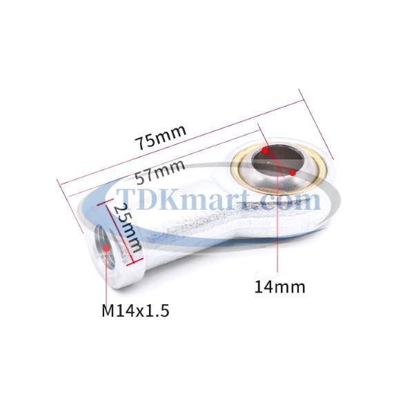 Đầu nối với ty xi lanh khí nén mắc trâu SI