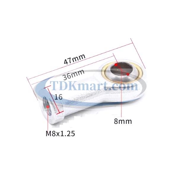 Đầu nối với ty xi lanh khí nén mắc trâu SI